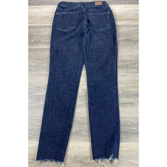 Judy Blue Skinny Fit Jeans Raw Hem Medium Wash Women's Size 5/27 - Picture 11 of 11